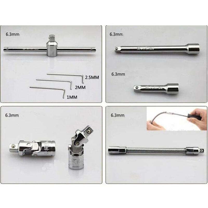 46-piece car repair tool set, view 8 - MRSLM