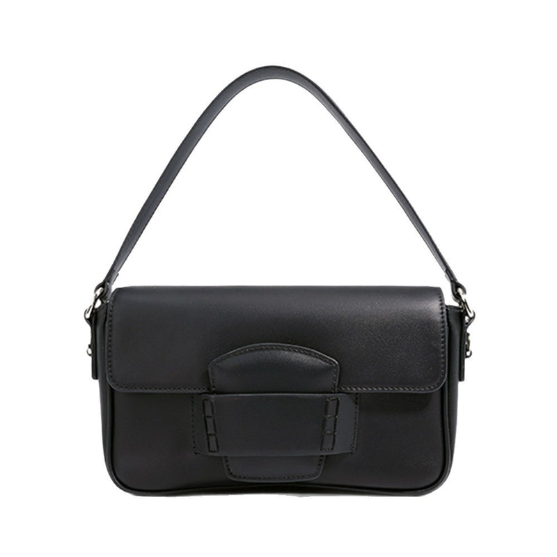 genuine leather crossbody handbag, view 3 - MRSLM