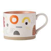 nordic painted flowers ceramic mug, view 9 - MRSLM