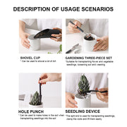 succulent gardening tool set, view 8 - MRSLM