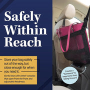 backseat dog barrier and mesh organizer, view 5 - MRSLM