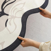 jacquard leaves sofa cover, view 8 - MRSLM