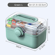 family medicine organizer box, view 6 - MRSLM