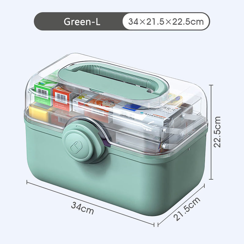family medicine organizer box, view 6 - MRSLM