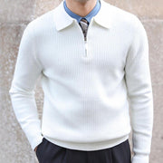 men's slim fit knit pullover sweater - MRSLM