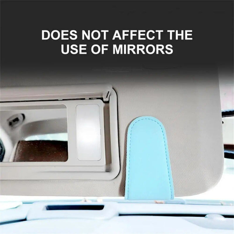 Car sun visor glasses and document holder, view 10 - MRSLM