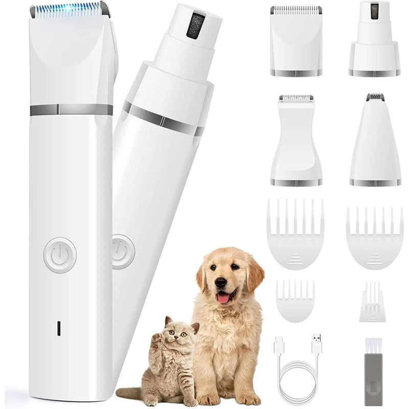 cordless dog clippers grooming kit, view 2 - MRSLM