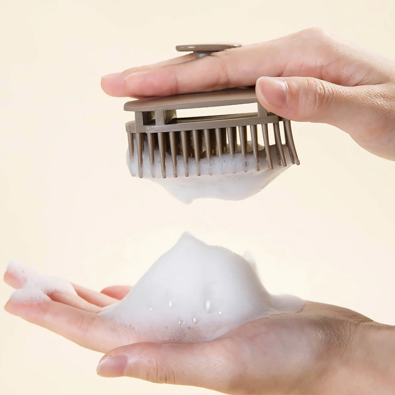 square shampoo brush scalp massage comb, view 7 - MRSLM