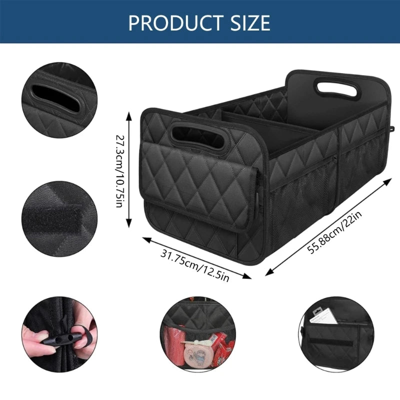 foldable car trunk organizer, view 8 - MRSLM