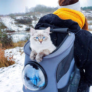 space capsule pet backpack, view 9 - MRSLM