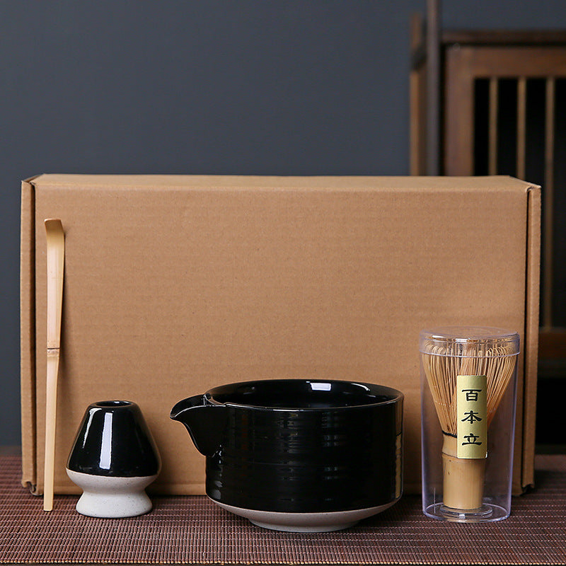 japanese ceramic matcha tool set, view 8 - MRSLM