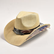 straw western cowboy hat, view 13 - MRSLM
