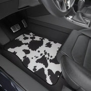 cow print car floor mats - MRSLM