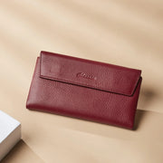 Genuine leather trifold wallet, view 3 - MRSLM