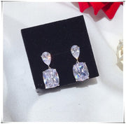 long zircon crystal tassel earrings, view 10 - MRSLM