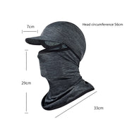 ice silk sun hood hat, view 13 - MRSLM
