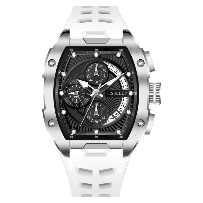 Barrel-shaped quartz watch, view 5 - MRSLM