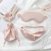faux silk eye mask and hair rope set, view 7 - MRSLM
