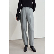 women's tapered wool blend pants, view 8 - MRSLM
