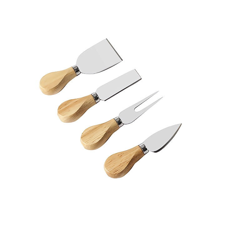 cheese board and knife set, view 3 - MRSLM
