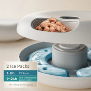 6-meal automatic pet feeder, view 4 - MRSLM