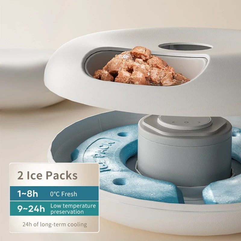 6-meal automatic pet feeder, view 4 - MRSLM