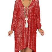 sequined long dress, view 2 - MRSLM