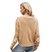 Women's cropped knit cardigan, view 3 - MRSLM