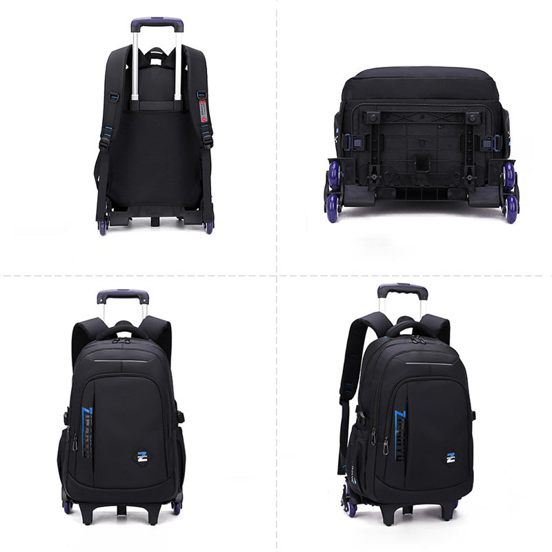 double shoulder travel backpack, view 6 - MRSLM