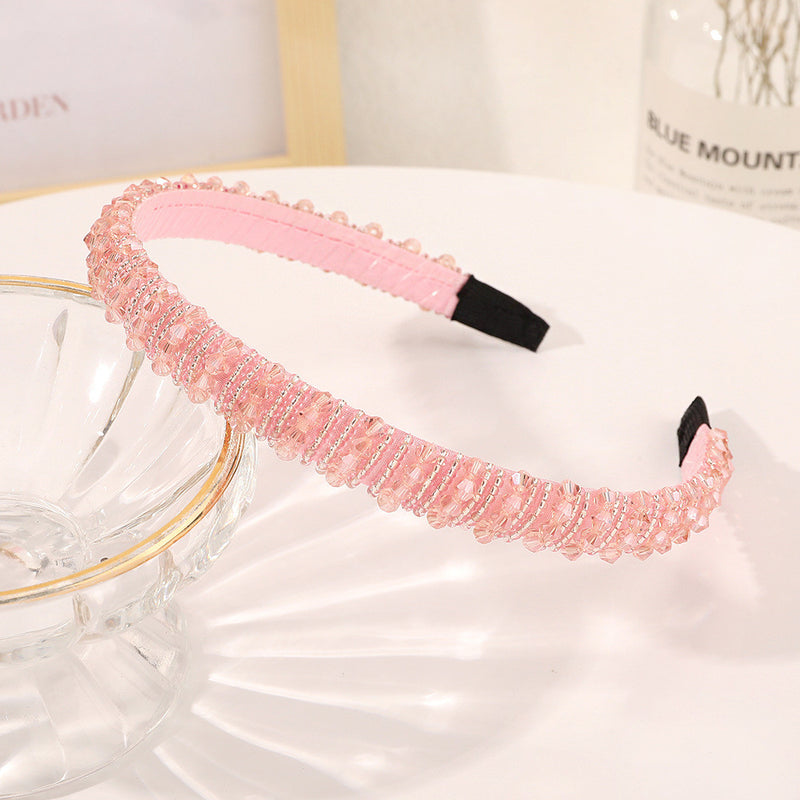 rhinestone crystal headband, view 14 - MRSLM