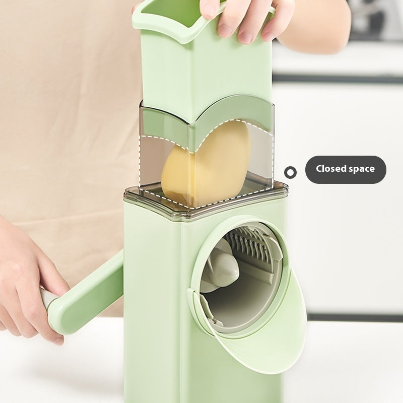 hand-cranked vegetable shredder, view 3 - MRSLM