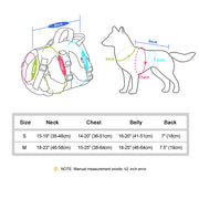waterproof breathable dog harness, view 8 - MRSLM