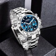 men's steel band luminous quartz watch - MRSLM