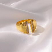 mini zircon stainless steel ring, view 8 - MRSLM