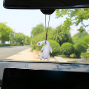 swinging duck car ornament, view 7 - MRSLM