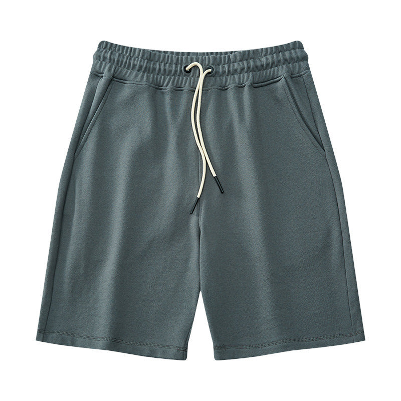 Retro cotton terry sweat shorts, view 9 - MRSLM