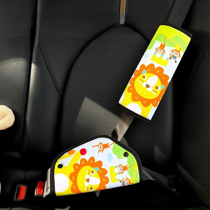 kids car seatbelt cover cartoon, view 20 - MRSLM