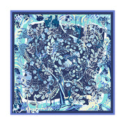 Silk twill square scarf - MRSLM