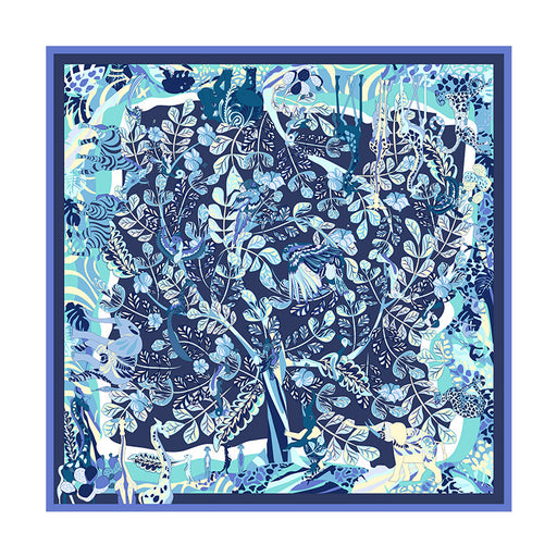 Silk twill square scarf - MRSLM