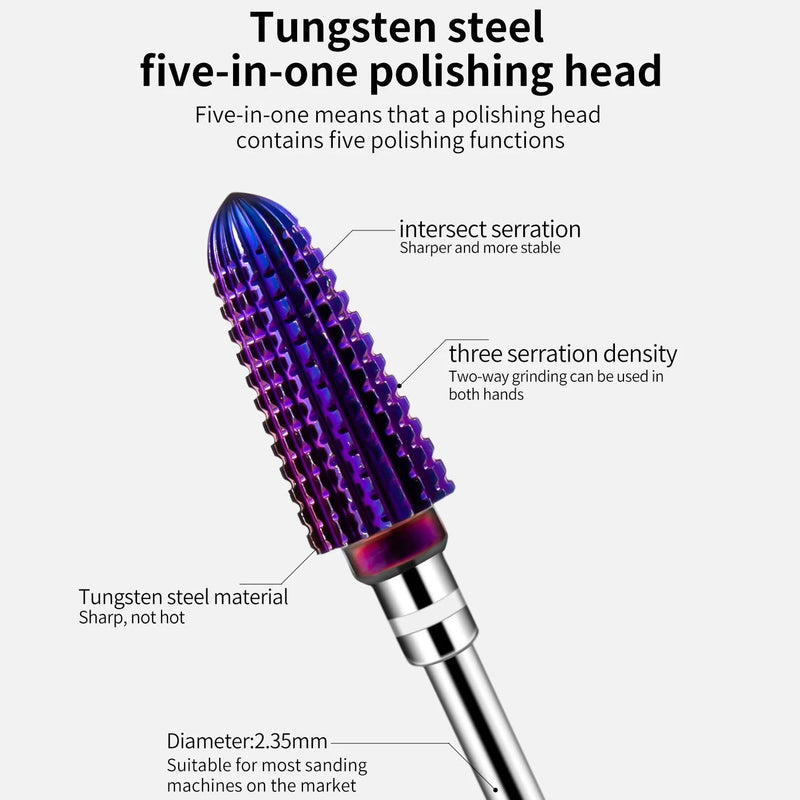 tungsten steel nail drill bit, view 4 - MRSLM
