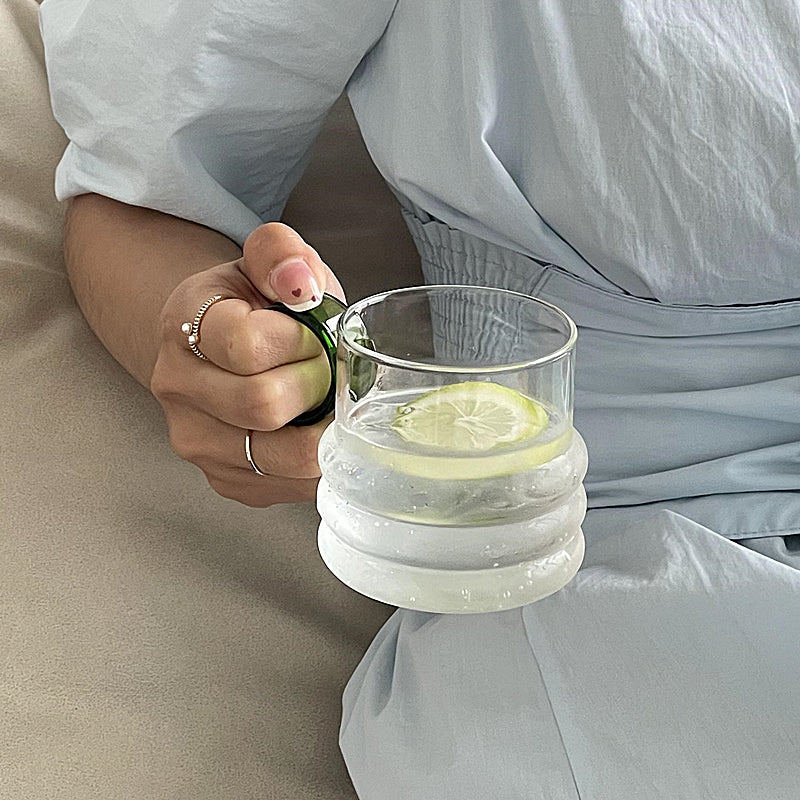 Ripple glass coffee cup, view 8 - MRSLM