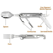 folding camping cutlery set, view 3 - MRSLM