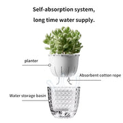 self-watering flowerpot, view 9 - MRSLM