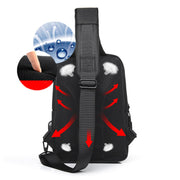 Men's chest sling bag, view 6 - MRSLM