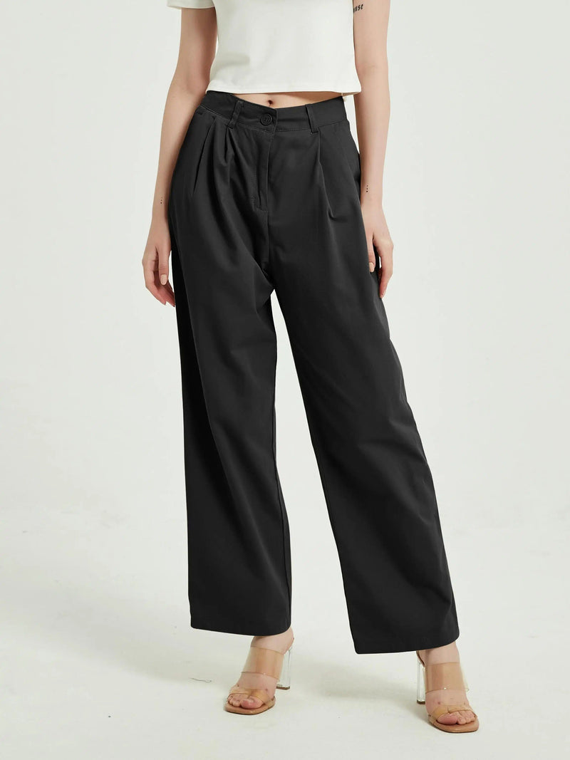 vintage high waist wide leg pants, view 5 - MRSLM