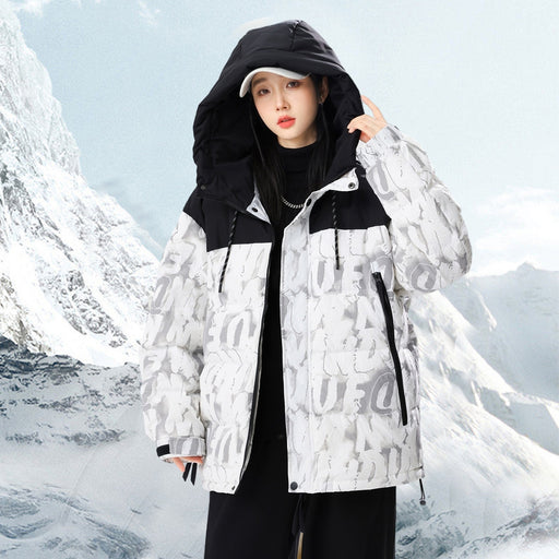 loose white duck down jacket - MRSLM