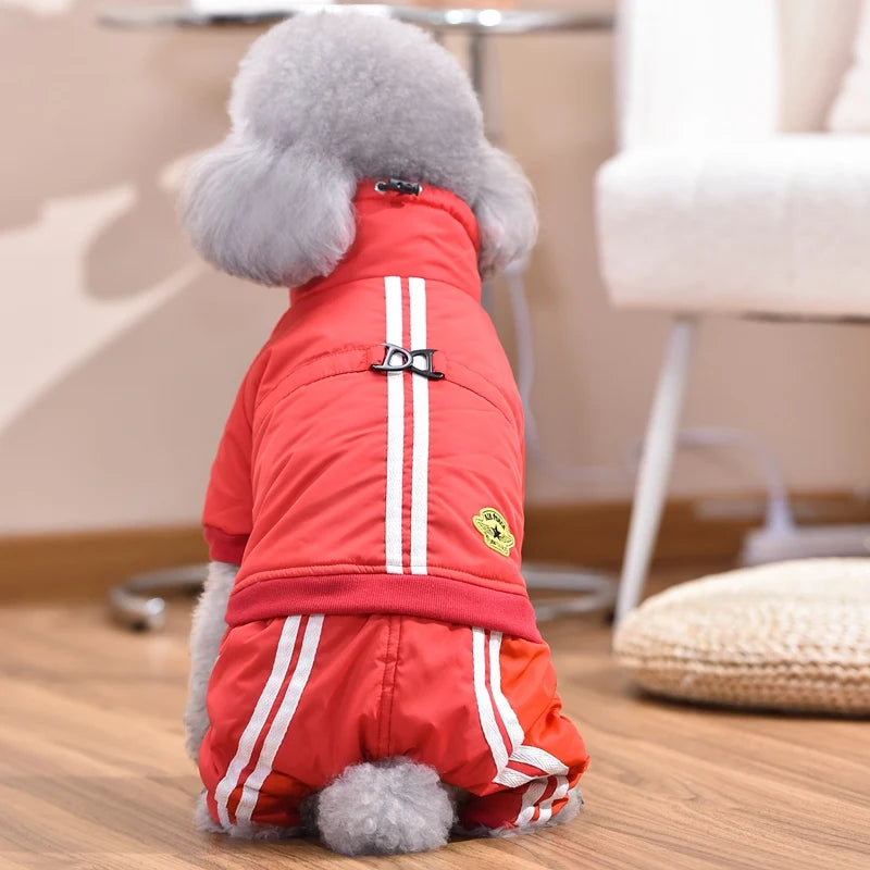 cute winter cats tracksuit for dogs, view 5 - MRSLM