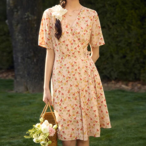 french wrap dress - MRSLM