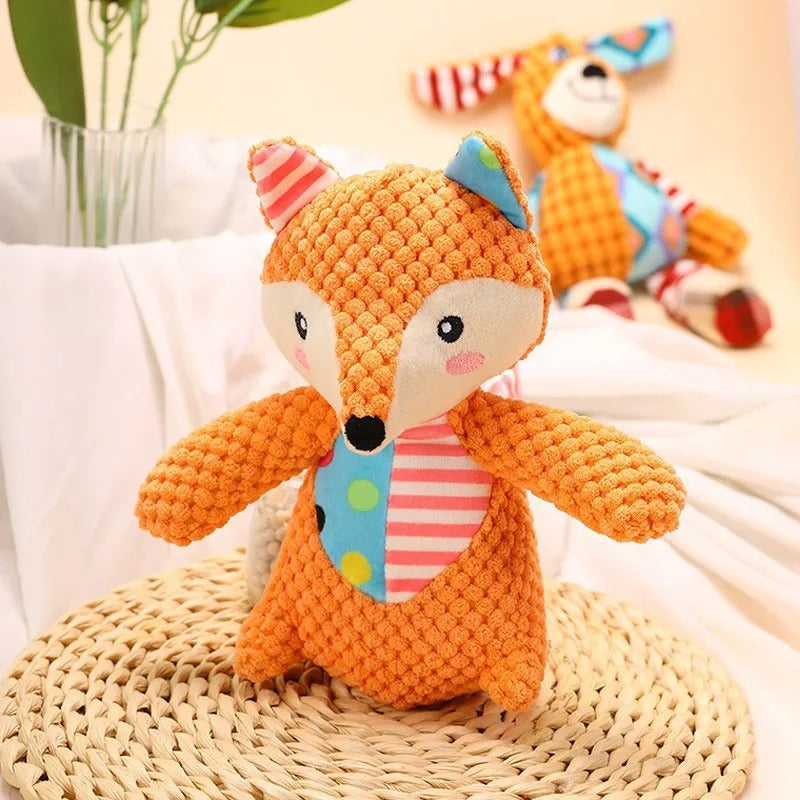 Plush squeaky dog toy, view 8 - MRSLM