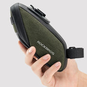 Compact waterproof bicycle saddle bag, view 3 - MRSLM